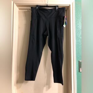 Champion Absolute Eco 3/4 Black High-Waisted Leggings
